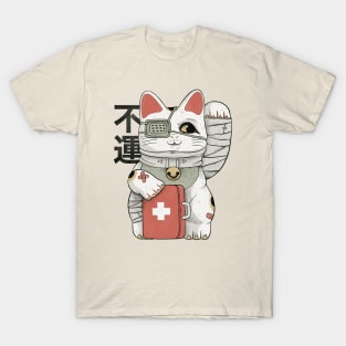 Unlucky White Cat T-Shirt